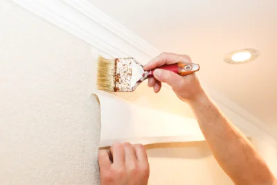 Pose de papier peint à Criquebeuf-sur-Seine — revêtements muraux et toiles de verre